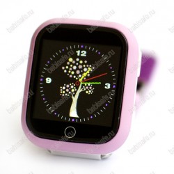 Детские часы телефон с gps трекером GW200S розовые