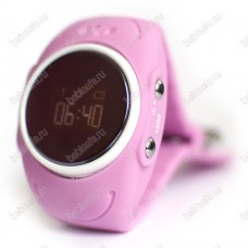 Детские влагостойкие часы телефон с gps трекером GW300S розовые