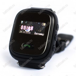 Детские часы телефон с gps трекером GW900S Smart baby watch Q60 черные
