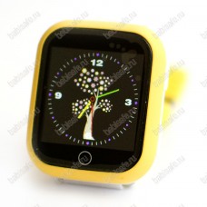 Детские часы телефон с gps трекером GW200S желтые