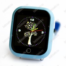 Детские часы телефон с gps трекером GW200S голубые