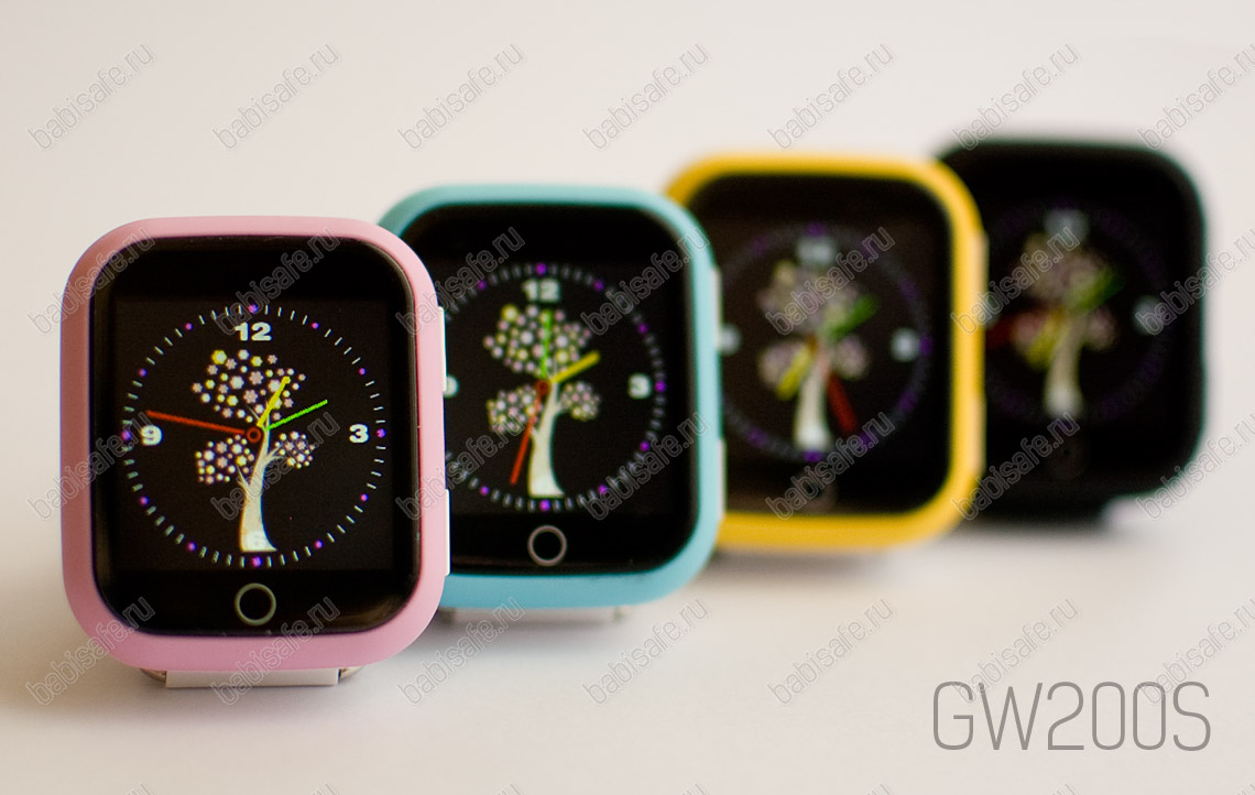 Детские часы телефон с gps трекером Wonlex GW200S
